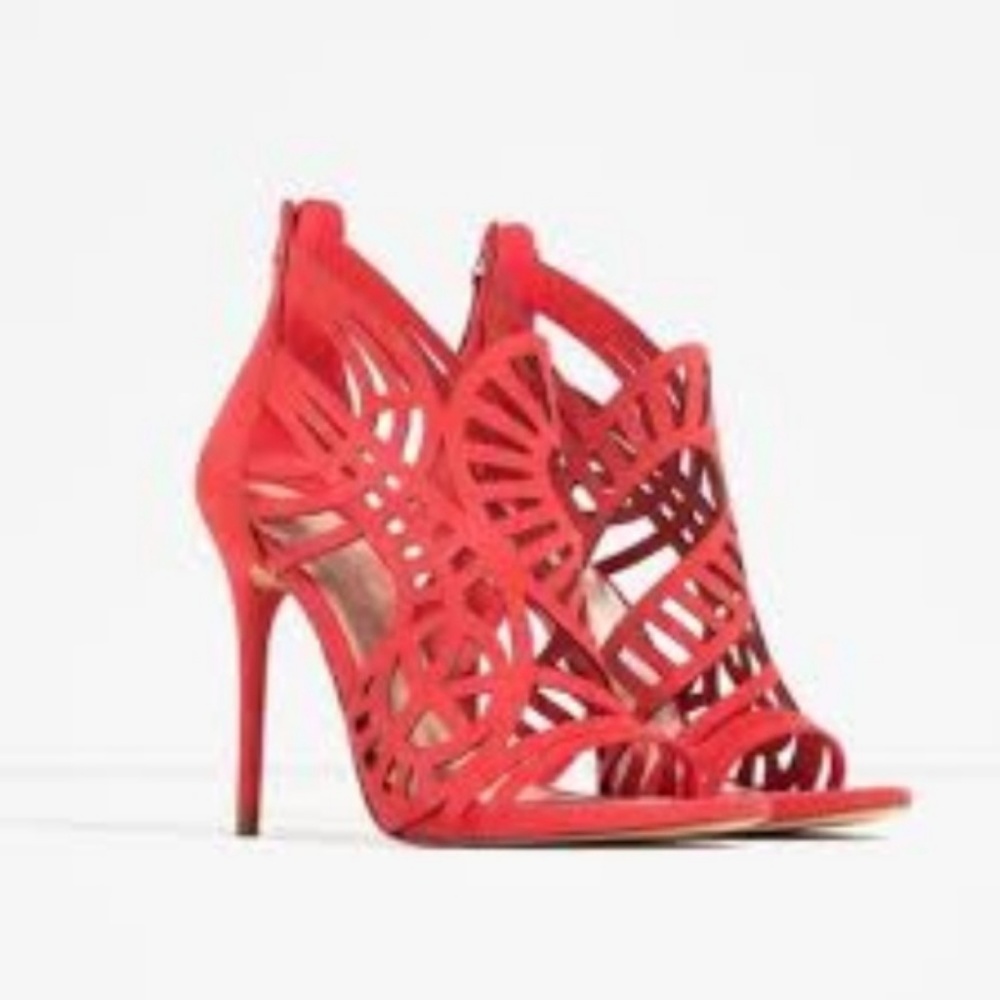 Zara Coral Heels